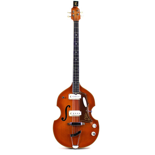 Vintage Eko Model 995 Electric Bass Guitar Honeyburst Finish