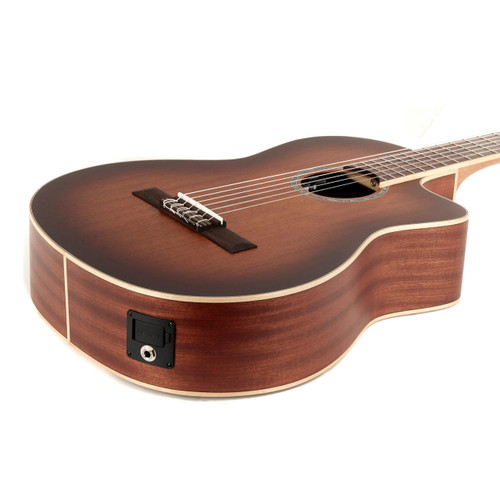 Cordoba C4-CE African Mahogany Classical Cutaway Acoustic - Edgeburst