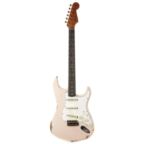Fender Custom Shop 1964 Stratocaster Relic Limited - Super Faded Aged Shell Pink