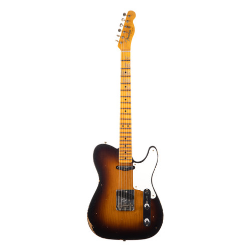 Fender Custom Shop Roasted Pine Double Esquire Relic - Wide Fade 2 Tone Sunburst