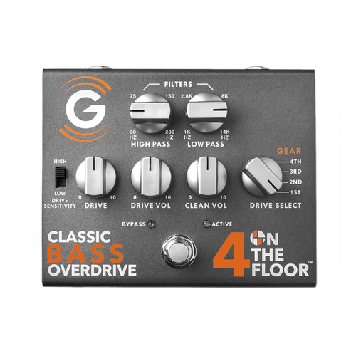 Genzler 4 On The Floor Classic Bass Overdrive Pedal