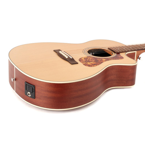 Guild OM-240CE Orchestra Cutaway - Natural Satin