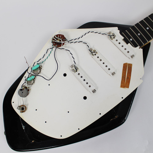 Vintage 1960's Vox Phantom XII Electric Guitar Black Finish