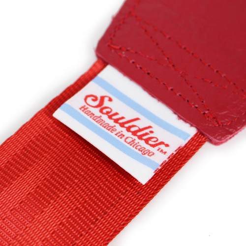 Souldier "Freesia" 2" Guitar Strap in Red