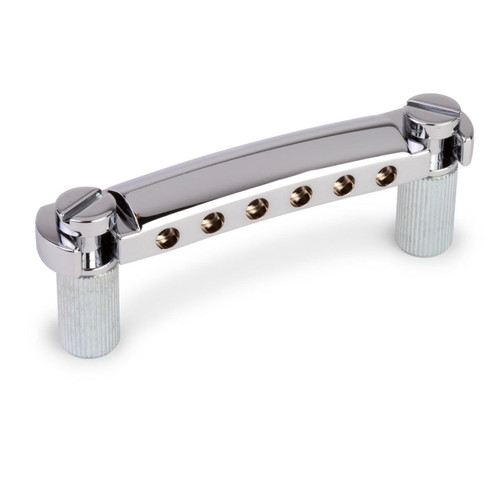 Gibson Stop Bar Tailpiece with Studs and Inserts - Chrome