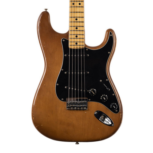 Vintage Fender Hardtail Stratocaster Brown Mocha 1975