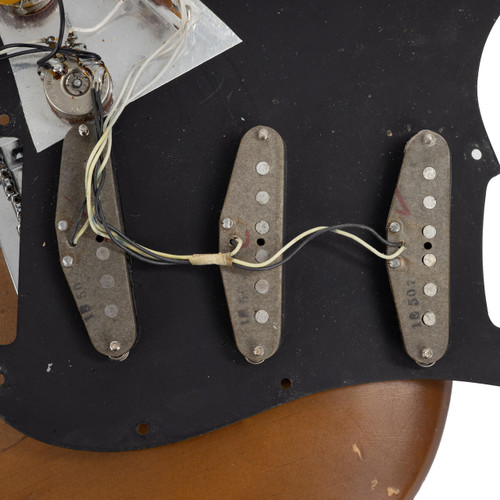 Vintage Fender Hardtail Stratocaster Brown Mocha 1975