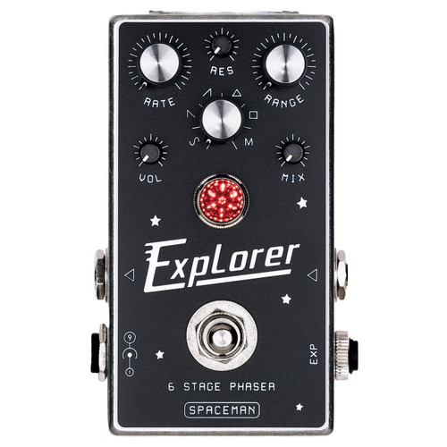 Spaceman Effects Explorer 6 Stage Phaser Pedal - Silver