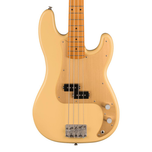Squier 40th Anniversary Precision Bass Maple - Satin Vintage Blonde
