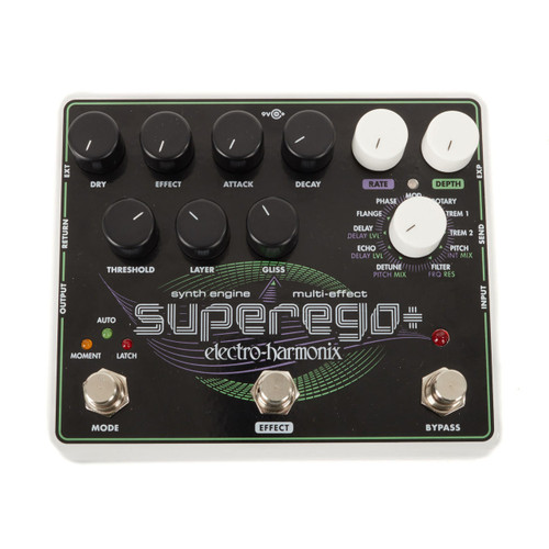Used Electro Harmonix Superego+ Synth Engine Multi Effects Pedal