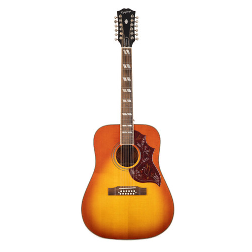 Epiphone Hummingbird 12-String Dreadnought - Aged Cherry Sunburst Gloss