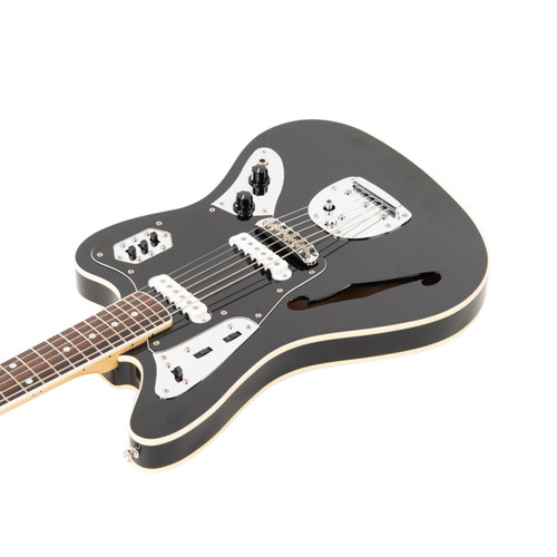 Used Fender Special Edition Jaguar Thinline MIJ Black 2012