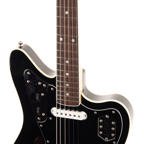 Used Fender Special Edition Jaguar Thinline MIJ Black 2012