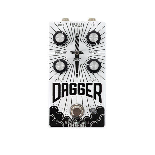 Electronic Audio Experiments Dagger Overdrive Pedal - White