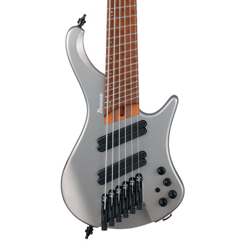 Ibanez EHB1006MS EHB Ergonomic Headless 6 String Bass - Metallic Gray Matte