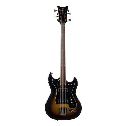 Vintage Hagstrom H-8 8-String Bass Sunburst 1960s (727273)