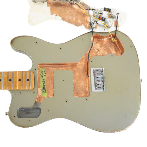 Vintage Fender Telecaster Deluxe Refinished Silver 1974