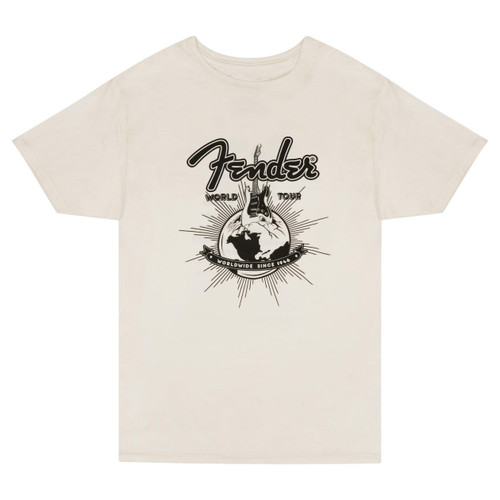 Fender World Tour T-Shirt XL - Vintage White