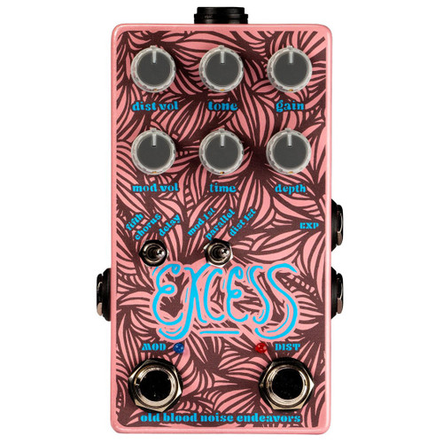 Old Blood Noise Endeavors Excess V2 Distortion / Chorus / Delay Pedal
