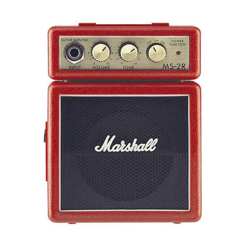 Marshall MS-2R 1W Battery-Powered Micro Amp - Red