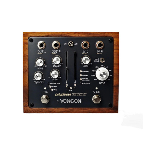 Vongon Polyphrase Stereo Echo Pedal