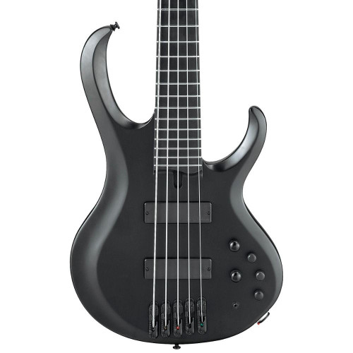 Ibanez BTB625EX Iron Label 5 String Bass - Black Flat