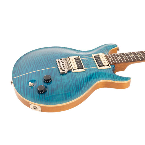 Used PRS Custom Santana II Brazilian Rosewood Aquamarine Blue 2008