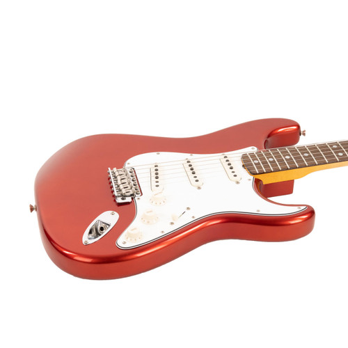 Fender Custom Shop '66 Stratocaster Deluxe Closet Classic - Aged Candy Apple Red
