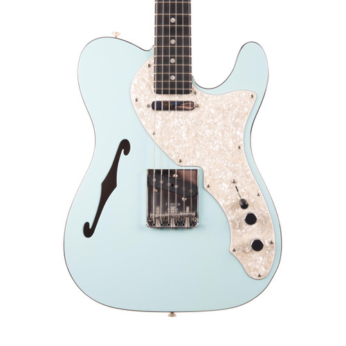 Used Fender FSR Telecaster Thinline Daphne Blue Arctic White 2019