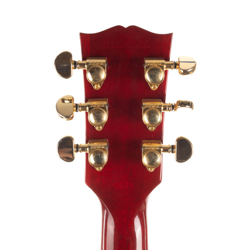 Used Gibson Les Paul Standard Double Cutaway Flame Top Red Hot Tamale 1998