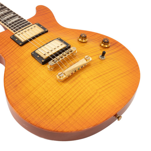 Used Gibson Les Paul Standard Double Cutaway Tangerine Burst 1998