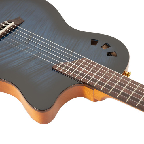 Cordoba Limited Edition Stage Thinbody Nylon Acoustic Electric - Blue Burst