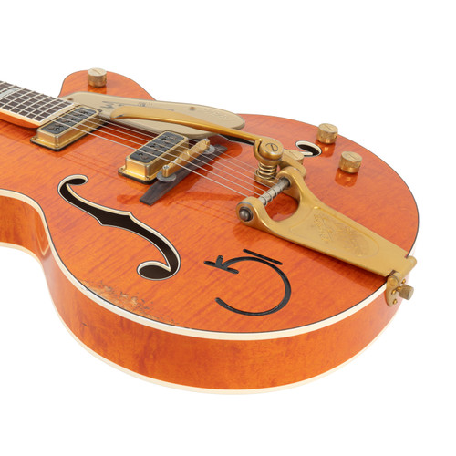 Gretsch USA Custom 1955 6120 Nashville Curly Maple - Orange Stain
