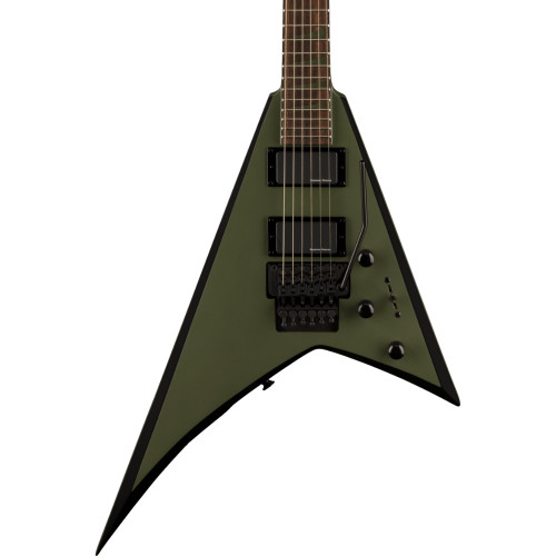 Jackson X Series Rhoads RRX24 - Matte Army Drab with Black Bevels