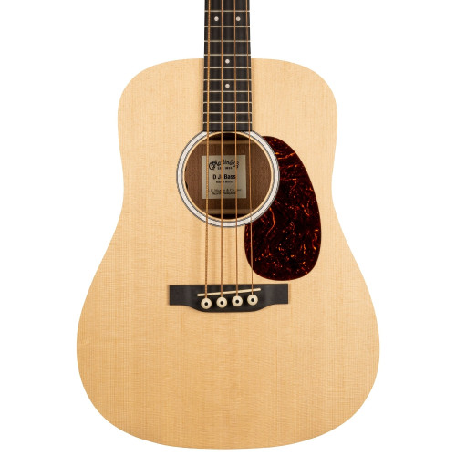 Martin DJR-10E Dreadnought Junior Acoustic Electric Bass - Natural