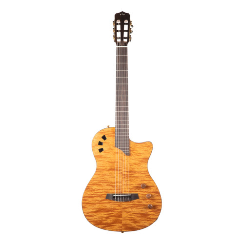 Cordoba Limited Stage Thinbody Nylon Acoustic Electric - Natural Amber Flame