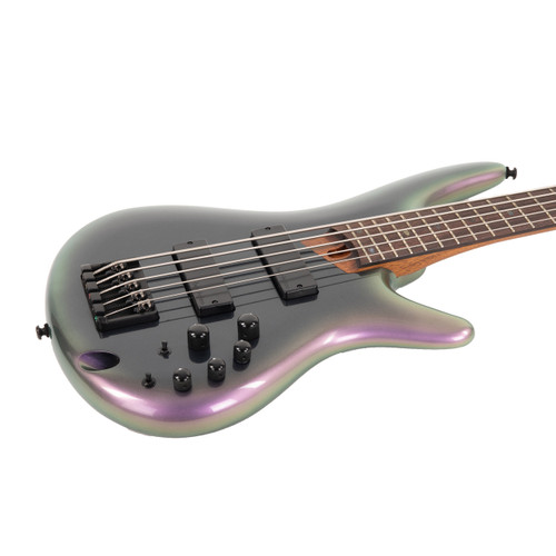 Ibanez SR505E 5 String Bass - Black Aurora Burst