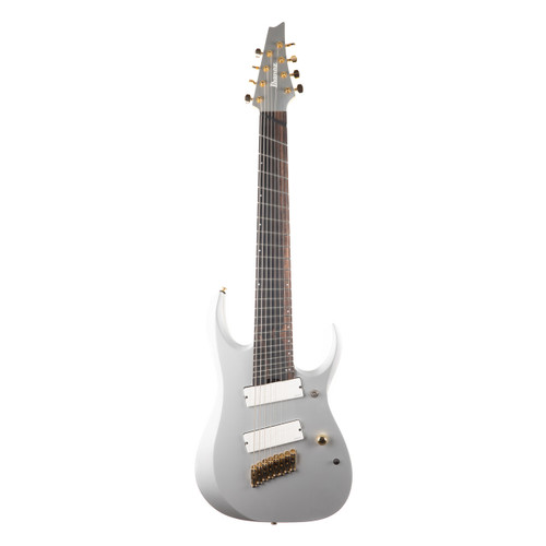 Ibanez RGDMS8 Axe Design Lab Multi-Scale 8 String - Classic Silver Matte