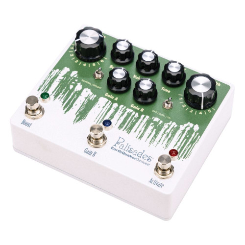 EarthQuaker Devices Palisades V2 Mega Ultimate Overdrive Pedal - Hemp Green