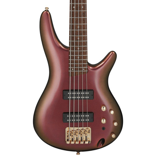 Ibanez SR305EDX 5 String Bass - Rose Gold Chameleon