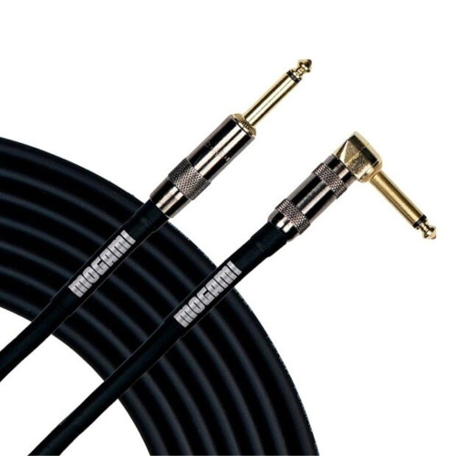 Mogami Platinum Series 12' Instrument Cable - Straight to Right Angle