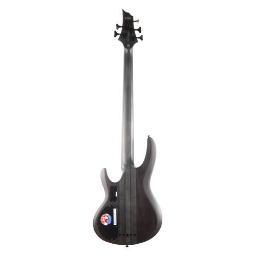 ESP LTD B-5 Ebony 5 String Bass - Charcoal Burst Satin