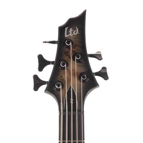 ESP LTD B-5 Ebony 5 String Bass - Charcoal Burst Satin