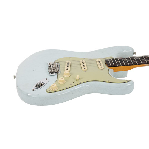 Fender Custom 1963 Stratocaster Journeyman Relic - Super Faded Aged Sonic Blue