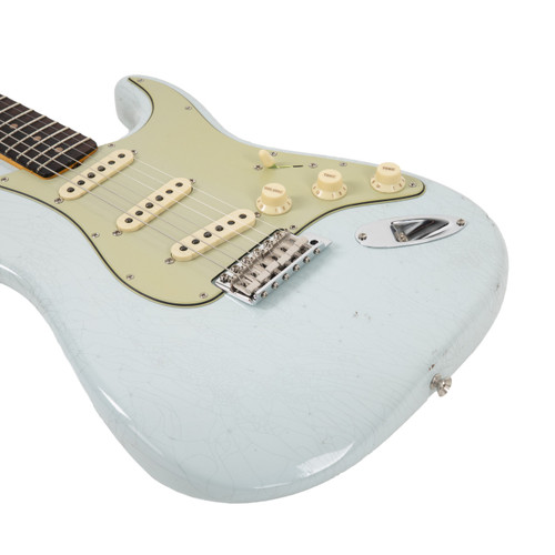 Fender Custom 1963 Stratocaster Journeyman Relic - Super Faded Aged Sonic Blue