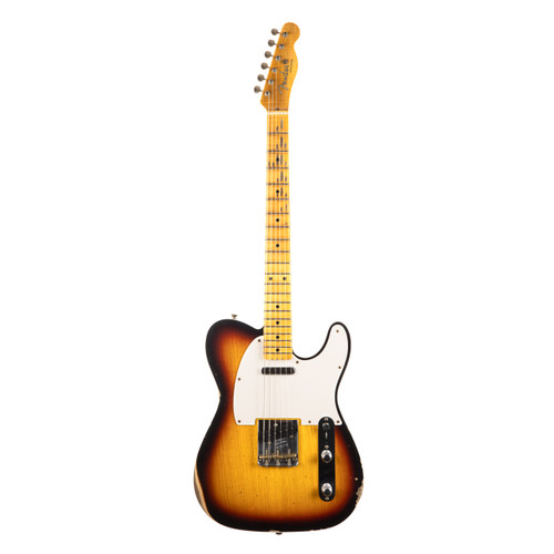 Fender Custom Shop Tomatillo Telecaster Custom Relic - Bleached 3-Color Sunburst