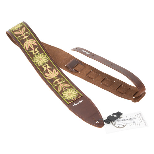 Souldier Torpedo 2.5" Guitar Strap - "Daisy" Olive