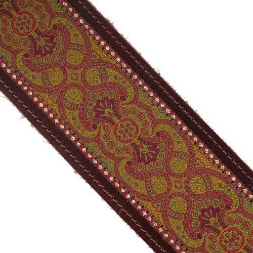 Souldier Torpedo 2.5" Guitar Strap - "Arabesque" Red