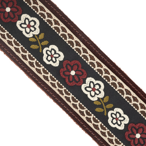 Souldier Torpedo 2.5" Guitar Strap - "Marigold" Burgundy