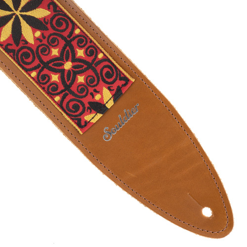 Souldier Torpedo 2.5" Guitar Strap - "Dresden Star" Rust